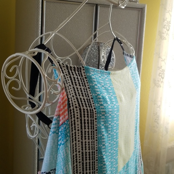 26/28 Multi Color Long Sleeve dress - Picture 2 of 8